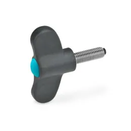 Ganter Flügelschrauben mit KU-Druckzapfen GN633.10