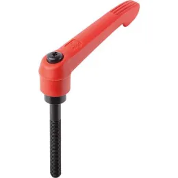Gr. 5 M12x60 Griffhebel verkehrsrot Kipp