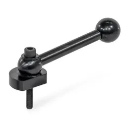 Ganter Spiralexzenter, Stahl, Spannung radial, Schraube von der Bedienseite GN918 KVS-R