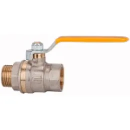Riegler Kugelhahn Standard gelber Hebel