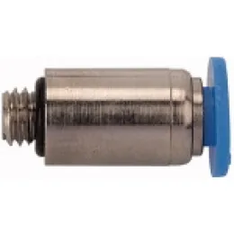 Riegler Gerade Steckverschraubung »Blaue Serie« mini rund M5