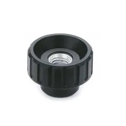 Ganter Rändelmuttern, Buchse Edelstahl GN590.5