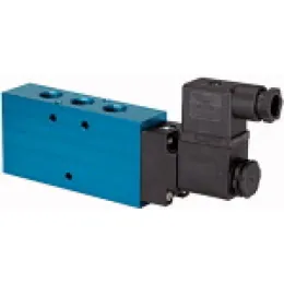 Riegler 5/2-Wegeventil einseitig elektromagnetisch monostabil