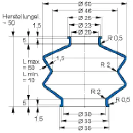 MFB V6-274 19,5X29X50 45NBR670 Freudenberg