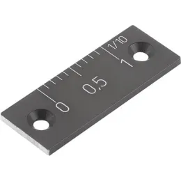 Aluminium horizontal Nonius, mit Bohrungen Kipp
