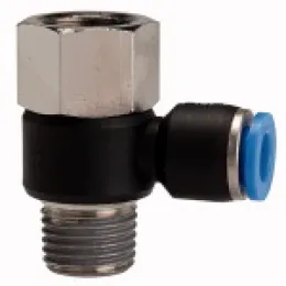 Riegler L-Steckverschraubung »Blaue Serie« drehbar Rc/R3/8