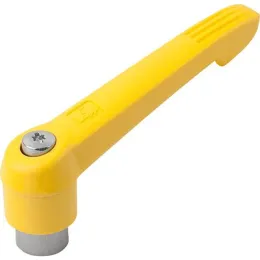 Gr. 5 M16 Edelstahl Griffhebel rapsgelb Kipp
