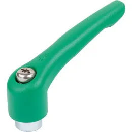 KIPP KLEMMHEBEL GR. 2 M06 ZINK STRUKTURMATT, KOMP: STAHL BLAU-PASSIV.