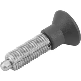 Kipp Arretierbolzen Gr. 5 Form G Arretierstift nicht gehärtet Edelstahl