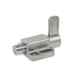 Ganter Rastbolzen, Edelstahl, mit Anschraubflansch, mit Rastsperre, mit Riegel GN722.6