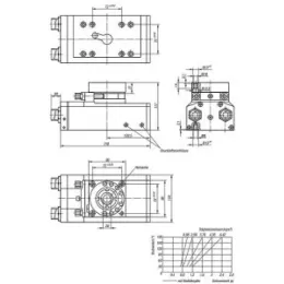 Drehmodul pneumatisch Gr. 9, Schwerlastausführung Norelem