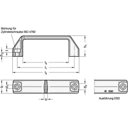 Ganter Bügelgriffe, Kunststoff GN528