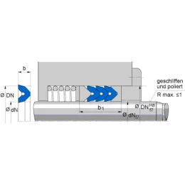 TFW 10X18X3,8 PTFE F52902 Freudenberg