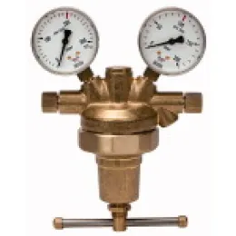 Riegler Leitungsdruckregler inkl. Manometer, G1/4 Innengewinde