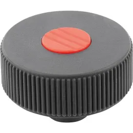 Form K D=40 M8, Deckel verkehrsrot Kipp