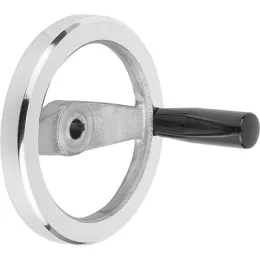 Alu feststehender Griff mit Nut, D1=125, D2=14 Kipp