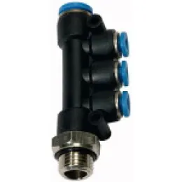 Riegler T-Mehrfachverteiler »Blaue Serie« drehbar
