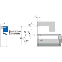 MN03-10.17 12X28X0X7X0 PTFE K212 Freudenberg