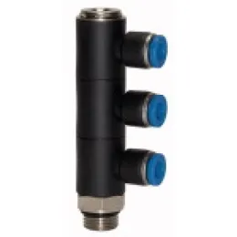 Riegler L-Mehrfachverteiler »Blaue Serie« 3-fach drehbar