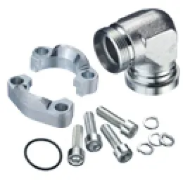 Stauff SAE-90°-Flanschadapter 3000 PSI mit 24°-Konus, DN32