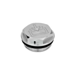 Ganter Verschlussschrauben, Aluminium GN741, mit Entlüftungsbohrung, mit DIN-Einfüllsymbol, blank