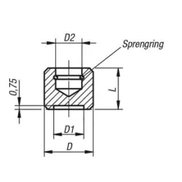 Druckscheibe D=12, Automatenstahl Norelem