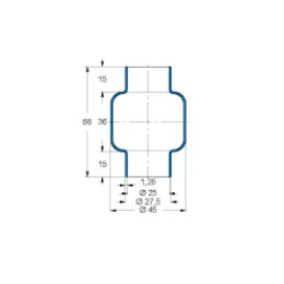 EFB V6-414 25X25X66 50CR879 Freudenberg