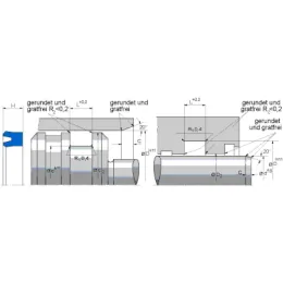 N100 45X65X12X10 90NBR109 Freudenberg