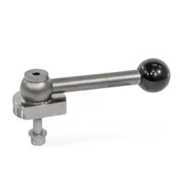 Ganter Spiralexzenter, Edelstahl, Spannung radial, Schraube von der Rückseite GN918.5 GVB-L