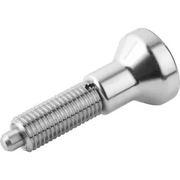 Kipp Arretierbolzen Gr. 9 Form G Arretierstift nicht gehärtet Edelstahl
