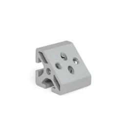 Ganter Winkelverbinder GN32I, Aluminium, für Aluprofile (i-Baukasten), Eckmontage