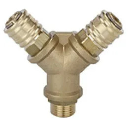 Riegler Verteiler 2 Schnellverschlusskupplung NW7,2