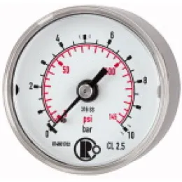 Riegler Standard Manometer CrNi-Stahl