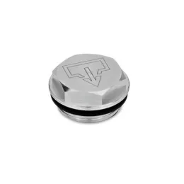 Ganter Verschlussschrauben, Aluminium GN741, ohne Entlüftungsbohrung, mit DIN-Ablasssymbol, blank