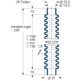 MFB V6-915 19,5X19,5X290 50CR879 Freudenberg