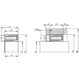 Spannsatz, D=24, Form D Stahl D1=47 Norelem