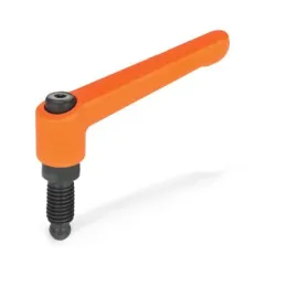 Ganter Verstellbare Klemmhebel, Kugel-Zapfen GN306-45
