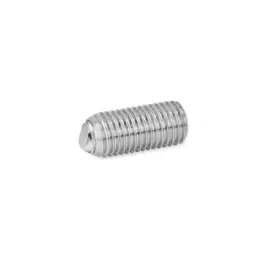 Ganter Kugelspannschrauben, Edelstahl GN605, abgeflachte Kugel