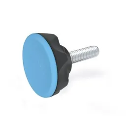 Ganter Sterngriffschrauben GN636.4, blau, RAL 5024, matt