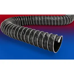 Norres Elektrisch leitfähiger Absaug- und Gebläseschlauch CP PTFE/HYP-INOX 472 EC