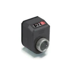 Ganter Stellungsanzeiger, Hohlwelle Edelstahl, digitale Anzeige, mechanisches Zählwerk GN954.2 AN-L-SG