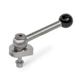 Ganter Spiralexzenter, Edelstahl, Spannung radial, Schraube von der Rückseite GN918.5 KVB-L