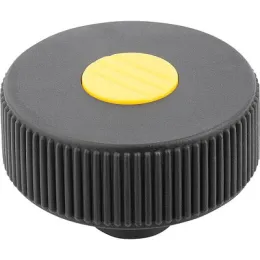 Form K D=50 M8, Deckel rapsgelb Kipp