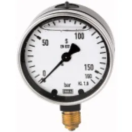 Riegler Glyzerinmanometer Metallgehäuse G1/2