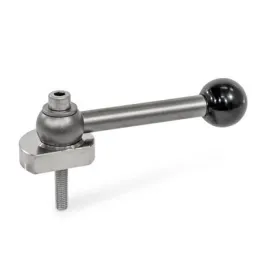 Ganter Spiralexzenter, Edelstahl, Spannung radial, Schraube von der Bedienseite GN918.5 GVS-R