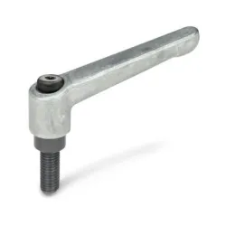 Ganter Verstellbare Klemmhebel, Unlackiert GN300-63