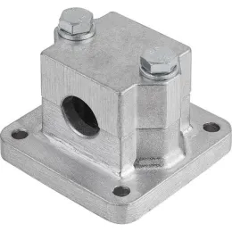 KIPP ROHRVERBINDER MIT FLANSCH ALUMINIUM