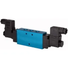 Riegler 5/2-Wegeventil beidseitig elektromagnetisch, bistabil