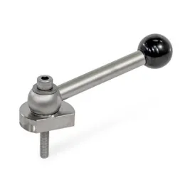 Ganter Spiralexzenter, Edelstahl, Spannung radial, Schraube von der Bedienseite GN918.5 KVS-L