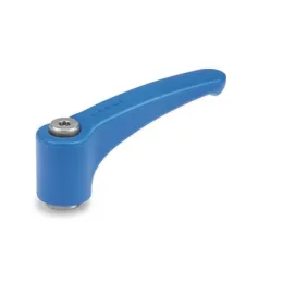 Ganter Verstellbare Klemmhebel GN604.1, visuell detektierbar, FDA-konformer Kunststoff, Gewindebuchse Edelstahl